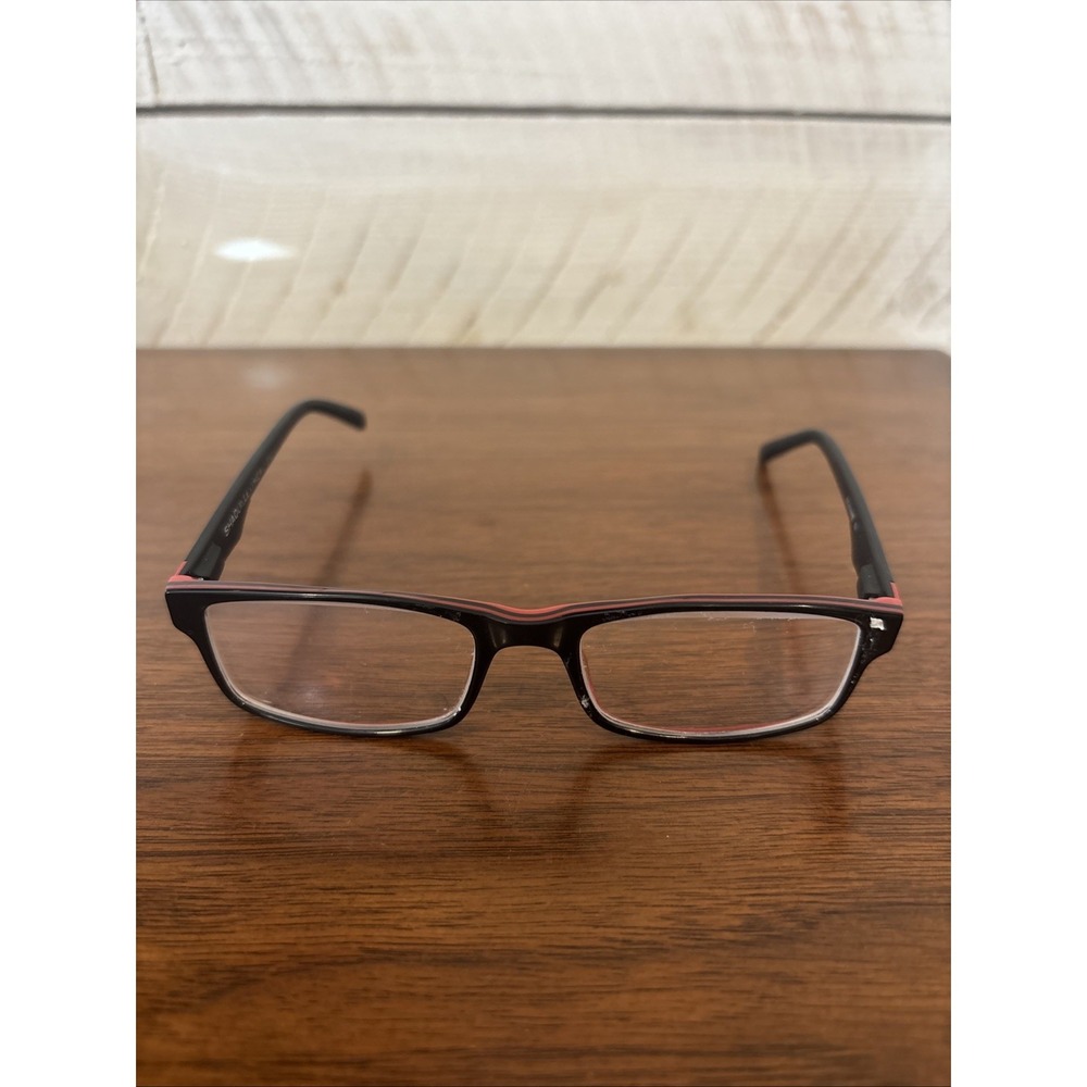 Shaquille O'Neal 7003 Zyloware 021 Eyeglasses Frame Matte Black Red 135 Crew